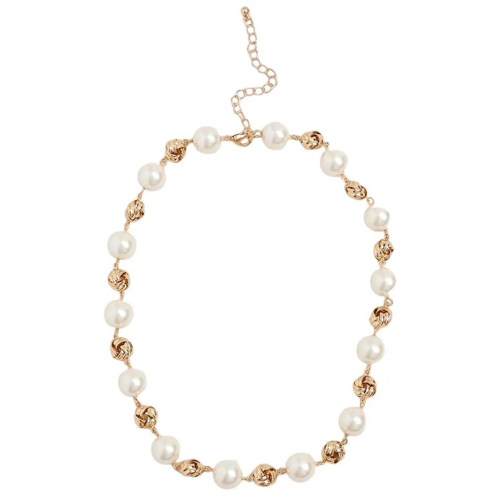 Phase Eight Pearl And Knot Necklace
